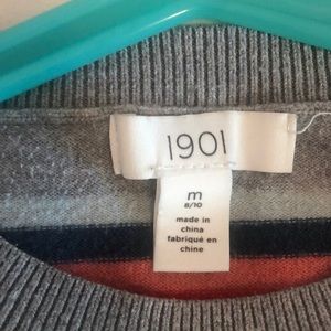 1901 long sleeve tee shirt size 8-10 girls